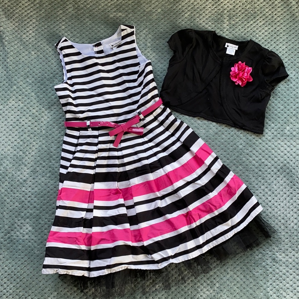 Emily West dress and cardigan. Size 8 girls.